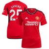 Officiële Voetbalshirt Manchester United Sancho 25 Thuis 2023-24 - Dames